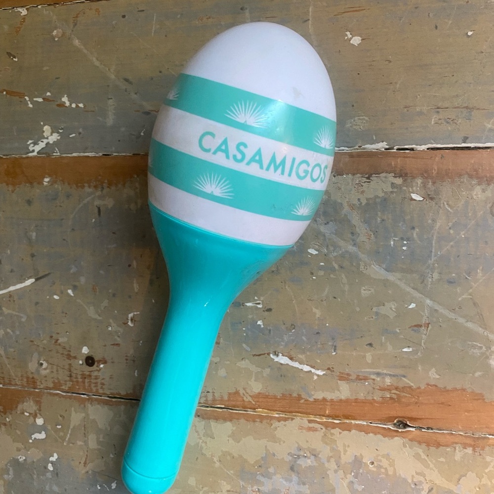 Casamigos Teal and White Cocktail Shaker